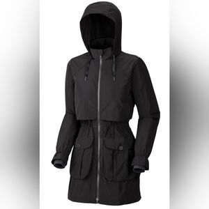 Mountain Hardwear women's XS black‎ Zennell trench coat
